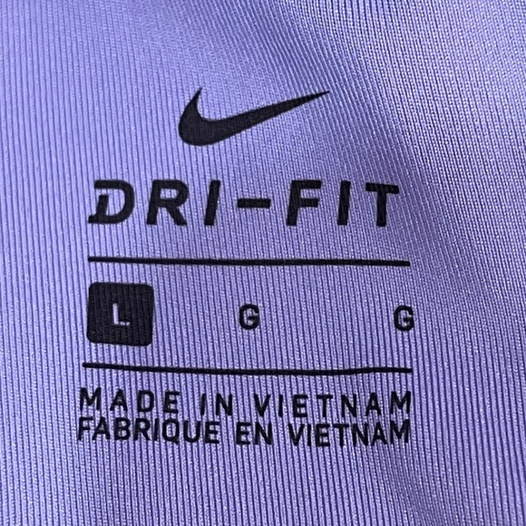 Nike Swoosh Womens Sports Bra Lavender Medium Support Activewear Large Racerback - Picture 3 of 9